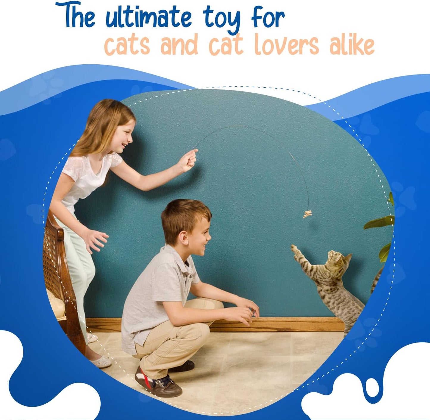 Cat Dancer Products 101 Interactive Cat Toy, Brown