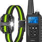 SLOPEHILL Dog Training Collar with Remote, 4200FT Electronic Shock Collar,Waterproof E-Collar with Beep, Vibration, Shock, Flash Light and No Shock Mode, Fit for Small Medium Large Dogs (Green)