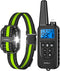 SLOPEHILL Dog Training Collar with Remote, 4200FT Electronic Shock Collar,Waterproof E-Collar with Beep, Vibration, Shock, Flash Light and No Shock Mode, Fit for Small Medium Large Dogs (Green)