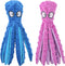 HGB Squeaky Dog Toys - Octopus No Stuffing Crinkle Plush Large Dog Toys to Keep Them Busy, Interactive Puppy Teething Chewing Pet Supplies for Chewer, Small, Medium, Large Breeds, 2 Pack