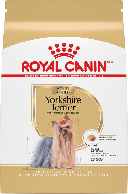 Royal Canin Breed Health Nutrition Yorkshire Terrier Adult Dry Dog Food, 2.5 lb Bag