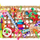 KATUMO Bird Toys, Bird Foraging Wall Toy, Edible Seagrass Woven Climbing Hammock Mat with Colorful Chewing Toys, Suitable for Lovebirds, Finch, Parakeets, Budgerigars, Conure, Cockatiel