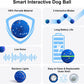 Interactive Dog Toys Dog Ball, Durable E-TPU Material,3 Play Modes with Colorful Lights, Automatic Moving, Bouncing and Rotating for Medium and Large Dogs Indoor & Outdoor (Blue)