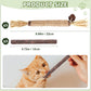 WOUSEDO 6 Pack Silvervine Sticks Cat Toy, Natural Chew Stick for Dental Care Teeth Cleaning,Matatabi Cat nip Treat Toys for Indoor Cats& Kittens