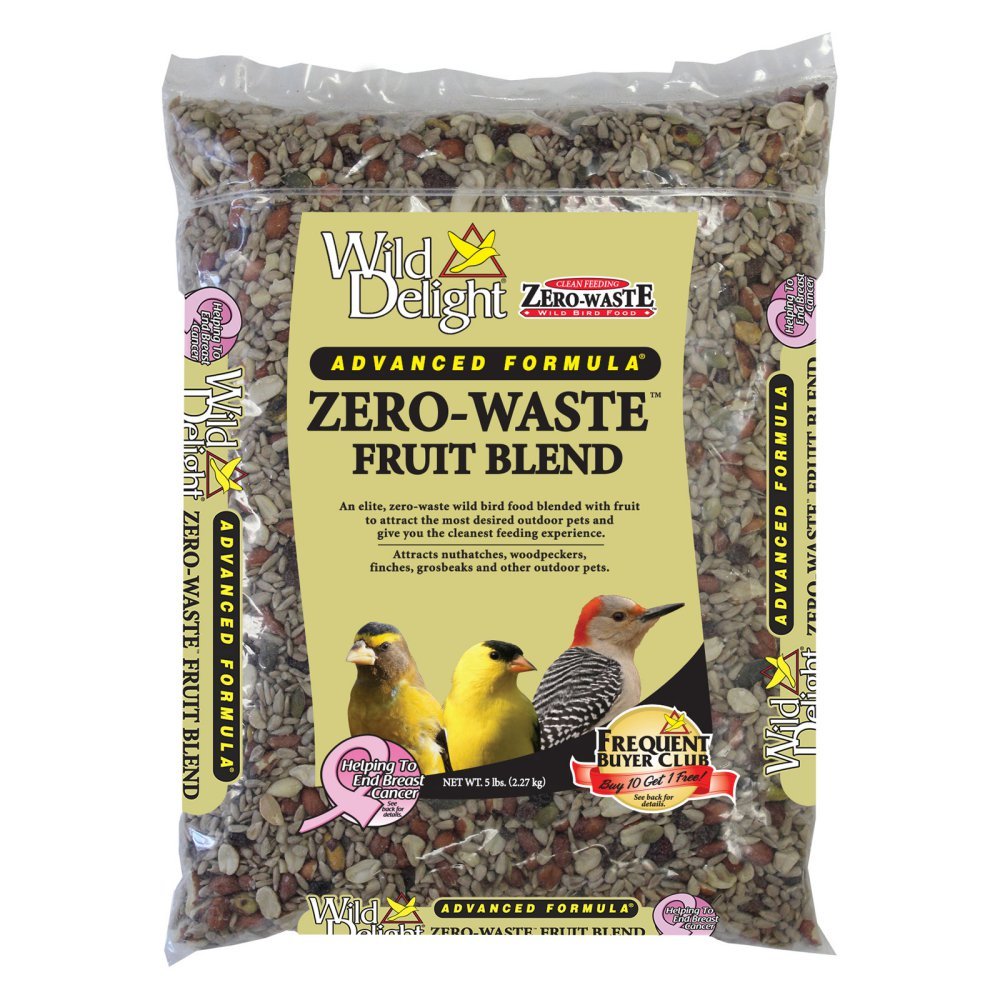 Wild Delight Zero-Waste Fruit Blend Bird Food, 5 Lb