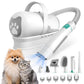 Dog Grooming Kit, Pet Grooming Vacuum with Pet Clipper Nail Grinder, Dog Hair Vacuum with 6 Pet Grooming Tools for Dogs Cats Shedding Grooming