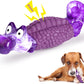 Tough Dog Chew Toys for Aggressive Chewers, Squeaky Indestructible Dog Toy for Large Dogs to Keep Them Busy & Reduce Boredom for Small, Medium, Large Breed, Bacon Flavor