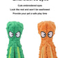 CPYOSN Dog Squeaky Toys Octopus - No Stuffing Crinkle Plush Toys for Puppy Teething, Durable Interactive Chew Toys for Small, Medium and Large Dogs Training and Reduce Boredom, 2 Pack