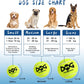 Tennis Balls for Dogs - 12 Pack 2.5'' Durable Non-Toxic Outdoor Dog Toys Balls with Mesh Bag, SGS Certified, Colorful Fetch Toys, Medium Large Breeds (Non Squeaky)