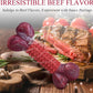Apasiri Tough Dog Toys for Aggressive Chewers Beef Flavor: 8" Dog Chew Bone for Large Breed, Nylon & Rubber Chew Toy for Medium Large Dogs