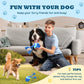 Interactive Dog Toys - 2026 Upgraded Motion Activated Balls for Medium/Large Dogs, Automatic Moving Dogs Toy Wicked Ball for Boredom, Interactive Dog Ball to Keep Them Busy(Blue)