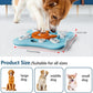 Interactive Dog Treat Puzzle Toys for IQ Training & Mental Stimulating,Fun Slow Feeder,Large Medium Small Dogs Enrichment Toys with Squeak Design