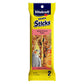 Vitakraft Crunch Sticks Cockatiel Treat Apricot Peach Flavor - Triple Baked Long Lasting Bird Treats with Natural Wood Chew Center for Beak Health and Enrichment - 3.5 oz.