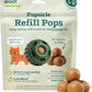 WOOF Pupsicle Chicken Refill Pops, Delicious Long Lasting Dog Treats, Wholesome Ingredients, Pre-Made Large Pupsicle Refills Pops- For Dogs 25 - 75 lbs - 7 count