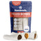 Pawstruck Large 5-6” Filled Dog Bones Variety Pack - Peanut Butter, Cheese & Bacon, Beef Flavors - Made in USA, Long Lasting Stuffed Femur Treat for Aggressive Chewers - Pack of 3, Packaging May Vary
