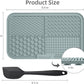MateeyLife 2PCS Large Lick Mat for Dogs with Suction Cups, Slow Feeder Bowls, Cat Lick Mat for Anxiety Relief, Dog Toys to Keep Them Busy, Enrichment Toys for Bathing, Cat Licking Pad for Boredom