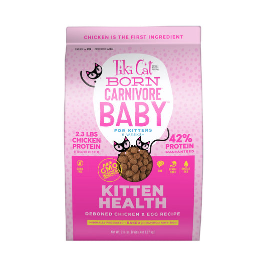 Tiki Cat Born Carnivore Baby, Chicken & Egg, 2.8 lbs Bag