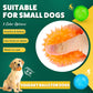 PUPTILY 2 Different Functions Interactive Ball for Dogs 2.5” Squeaky Dog Balls Toys and Puppy Teething Chew Toy Balls for Small Dogs for Clean Teeth and Training （5Pcs）