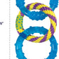 Petstages Dental Links Dog Chew Toy – Puppies & Adults, Strong Chewers, Multiple Textures & Rope, 8.5" x 4" x 1"