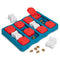 Outward Hound by Nina Ottosson Dog Brick – Interactive Treat Puzzle Enrichment Toy, Level 2 Intermediate