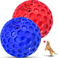 CHEODIN 2 Pack Indestructible Squeaky Dog Balls for Aggressive Chewers, Interactive Dog Toys for Teething, Relieving Anxiety. Chew Toy for Large, Medium Breeds, Outdoor Rubber Balls.