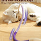 Dgerp Cat Chew Ropes 4Pcs, Cat Toys for Indoor Cats with Refillable Natural Catnip, Safe Teeth Cleaning Chew Toys, Interactive Kitten Nip Toys and All Breeds (19.5 Inches)