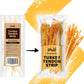 iPaw Turkey Tendons for Dogs, 100% Turkey and US Sourced Raw Material, Hypoallergenic, All Natural Human Grade Puppy Chew, Rawhide Alternative Dog Treats, 1 Pack Strip (Large)