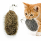 2 Pack Natural Rabbit Fur Cat Toy Refills – Silent Interactive Cat Toys for Indoor Cats, Handmade Replacement Heads with Secure Connector for Cat