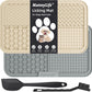 MateeyLife 2PCS Large Lick Mat for Dogs with Suction Cups, Slow Feeder Bowls, Cat Lick Mat for Anxiety Relief, Dog Toys to Keep Them Busy, Enrichment Toys for Bathing, Cat Licking Pad for Boredom
