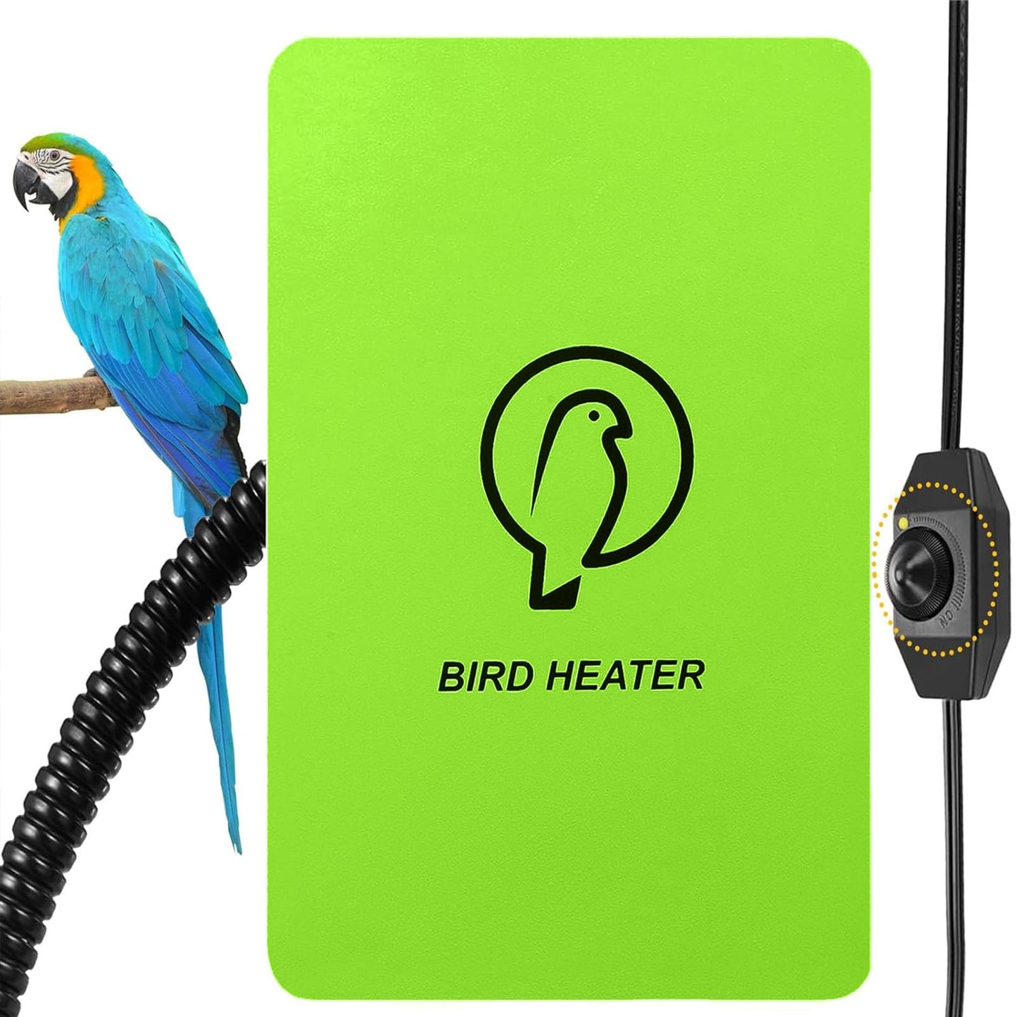 Bird Heater for Cage - Snuggle Up Bird Warmer for Exotic Pet Birds, 10W African Grey, Parakeets, Parrots, (3.7"x5.7")