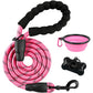 BARKBAY Dog Leashes for Large Dogs Heavy Duty Dog Leash 4/5/6 FT with Comfortable Padded Handle and Highly Reflective Threads for Medium Large Dogs