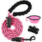 BARKBAY Dog Leashes for Large Dogs Heavy Duty Dog Leash 4/5/6 FT with Comfortable Padded Handle and Highly Reflective Threads for Medium Large Dogs