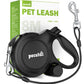 Pecute Retractable Dog Leash 26ft with Chew Proof Extender for 33-110 lbs | Heavy Duty Dog Leash Retractable for Large Biter with Poop Bag Holder