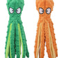 CPYOSN Dog Squeaky Toys Octopus - No Stuffing Crinkle Plush Toys for Puppy Teething, Durable Interactive Chew Toys for Small, Medium and Large Dogs Training and Reduce Boredom, 2 Pack