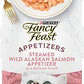 Purina Fancy Feast Appetizers Lickable Grain Free Wet Cat Food Topper Wild Alaskan Salmon Appetizer - (Pack of 10) 1.1 oz. Trays