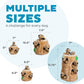 Outward Hound Hide-A-Squirrel Dog Toy – Interactive 2‑in‑1 Plush Puzzle with 6 Squeaky Removable Squirrels, X-Large