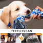 TLAZZ 2 Pack Dog Rope Toys for Medium Large Breed, Nearly Indestructible Dog Chew Toys for Aggressive Chewers, Teeth Cleaning Chew Toys, Dog Tug Toy for Boredom, Dog Rope Toy for Aggressive Chewers