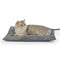 Outdoor Heated Cat Bed, Soft Pet Heating Pad with Steel-Wrapped Cord, Outside Pet Warmer for Feral Cats and Dogs, 19.7" x 15.7", 40 Watts