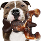 MOXIKIA Dog Chew Toys for Aggressive Chewers Almost Indestructible Dog Toys,Bacon Flavor,Tough Dog Bone Toys for Medium/Large Breed Dogs,Best Chew Toys to Keep Them Busy