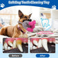 Plush Chew Toys for Large Dogs, Tough Crinkle Stuffed Animal Squeaky Interactive Toys for Small Medium Large Dogs, Keep Them Busy, Big Pet Toys