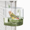 Automatic Bird Baths for Cage – Indoor Parakeet Bath with Pump, Bird Shower with 2 Modes Running Water, Bird Cage Accessory for Pet Birds Conure Budgies Cockatiels Lovebird(Green)