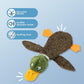 Best Pet Supplies Squeaky Dog Toys with Soft Durable Fabric for Small, Medium and Large Pets Interactive Toy for Indoor Play, Supports Active Biting and Play - 1Wild Duck, Small