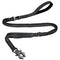 Raipult Tactical Dog Leash Heavy Duty, 4-6FT Shock Absorbing Bungee Leash with Quick Release Clip& 2 Handles, No Pull Waking Lead with Car Seatbelt