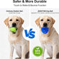 Interactive Dog Toys Dog Ball, Durable E-TPU Material,3 Play Modes with Colorful Lights, Automatic Moving, Bouncing and Rotating for Medium and Large Dogs Indoor & Outdoor (Blue)