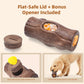 ClariVora 2 Pack Dog Toys for Aggressive Chewers, Interactive Indestructible Dog Toys to Keep Them Busy, Durable Dog Frozen Treat Toy for Large & Medium Dogs, Reduces Anxiety & Extends Playtime, Brown