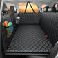 URPOWER Back Seat Extender for Dogs - Large Hard Bottom Dog Car Seat Cover Holds 550lbs, Waterproof Comfortable Dog Hammock Pet Bed with High-Density Foam Non-Slip Backseat Protector for Cars, SUVs