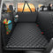 URPOWER Back Seat Extender for Dogs - Large Hard Bottom Dog Car Seat Cover Holds 550lbs, Waterproof Comfortable Dog Hammock Pet Bed with High-Density Foam Non-Slip Backseat Protector for Cars, SUVs