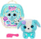 SCRUFFALUVS Blue Surprise Pet, Mystery Plush Toys, Stuffed Animals, Wash to Reveal 1 of 3 Rescue Pets: Puppy, Bunny, or Kitty - Includes 8.7" Deluxe Pet Carrier - Styles May Vary