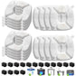 32 Pcs Cat Water Fountain Replacement Filters-16 Pack Cat Fountain Filters with 16 Pack Sponges, Enhanced Compatibility Pet Fountain Filter Fit for 95oz/2.8L 135oz/4L 67oz/2L Pet Drinking Fountain