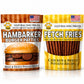 Burgers & Fries for Dogs, Beef & Sweet Potato Hambarker Patties + Chicken & Sweet Potato, Made in USA, Natural Ingredients, Grain-Free, High-Protein